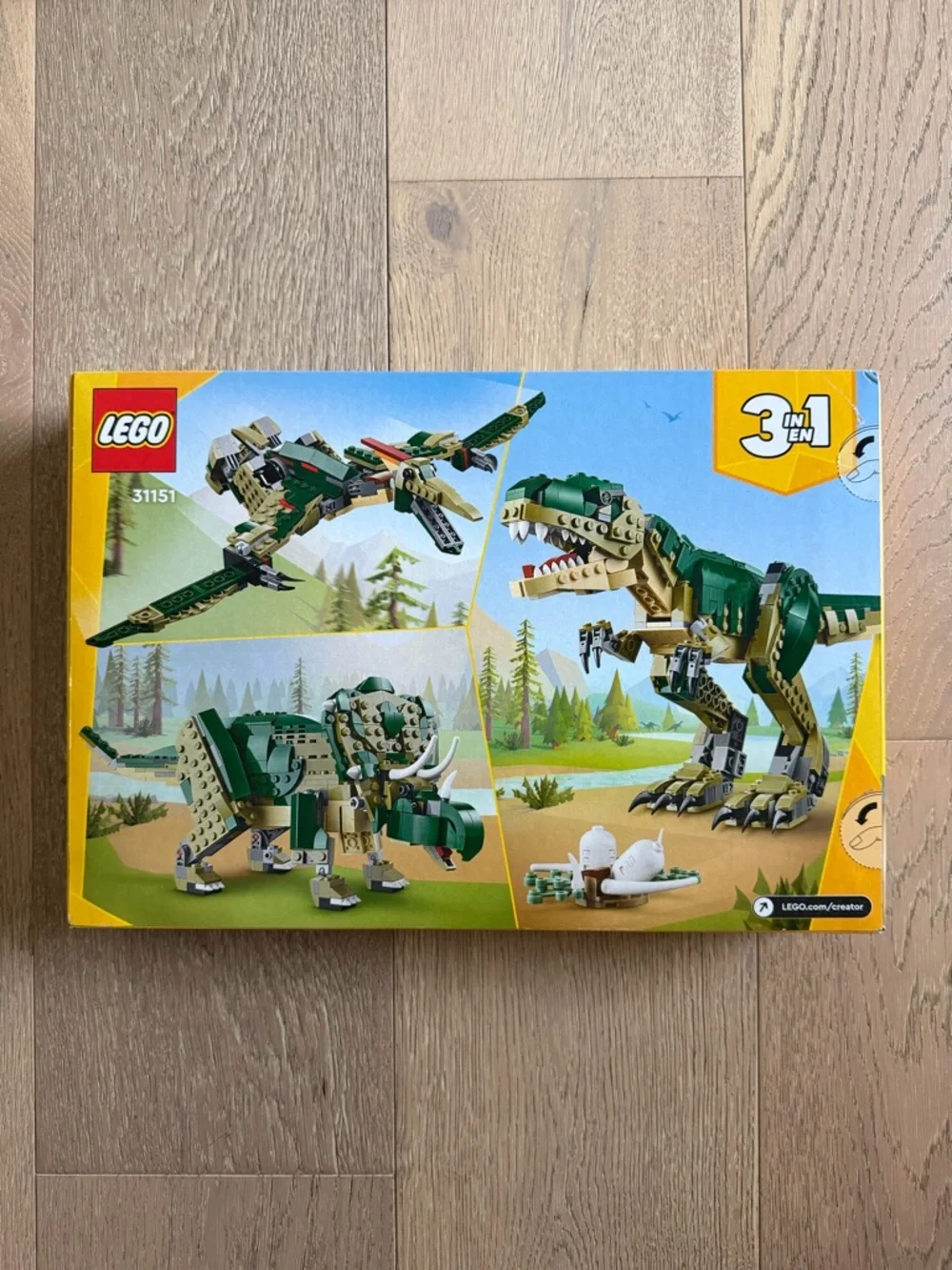 Lego Creator 3-in-1 T. rex Set 31151